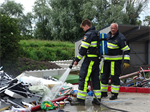 Prio 2 Containerbrand Milieustraat Lutkepost N358 Buitenpost